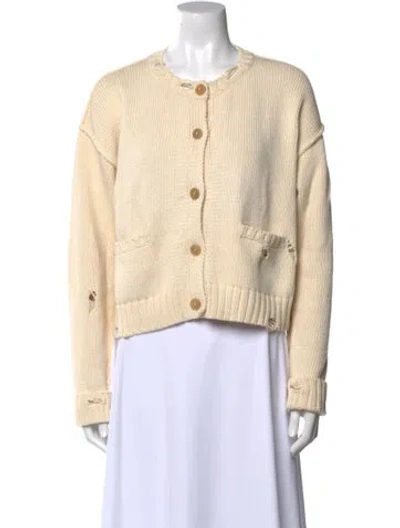 Pre-owned Nsf Crew Neck Sweater In Neutral