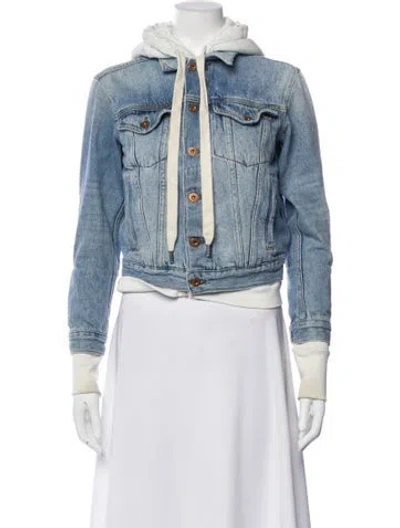 Pre-owned Nsf Denim Jacket In Blue