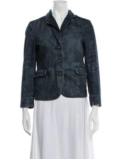 Pre-owned Nsf Denim Jacket In Blue