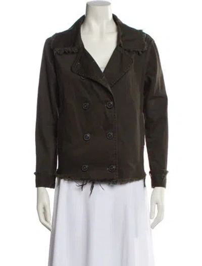 Pre-owned Nsf Denim Jacket In Green