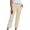 Nsf Gabrie Snapped Trouser In French Vanilla In Neutral