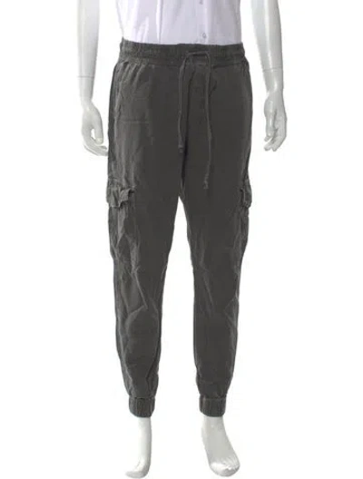 Pre-owned Nsf Graphic Print Joggers In Gray