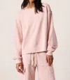Nsf Hayes Oversized Loop Terry Sweatshirt In Rosy In Pink