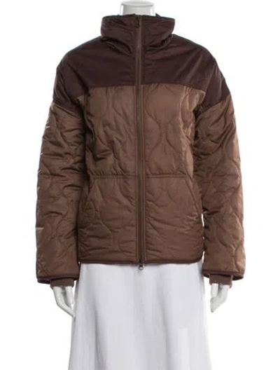 Pre-owned Nsf Jacket In Brown