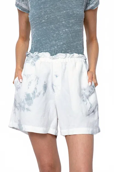 Nsf Joey Easy Short In Bright Paris Wash In Multi