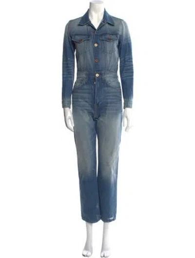 Pre-owned Nsf Jumpsuit In Blue