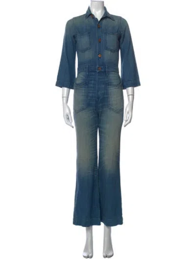 Pre-owned Nsf Jumpsuit In Blue
