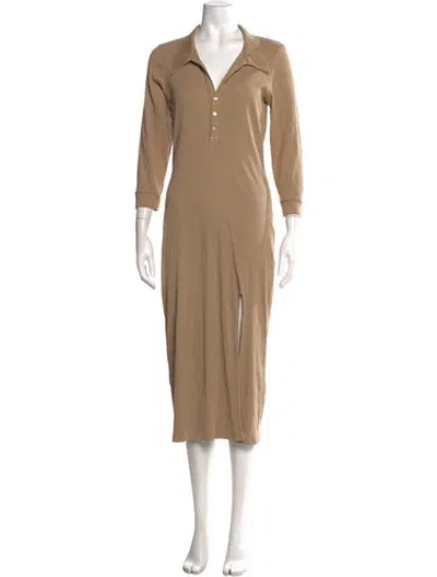 Pre-owned Nsf Long Dress In Neutrals