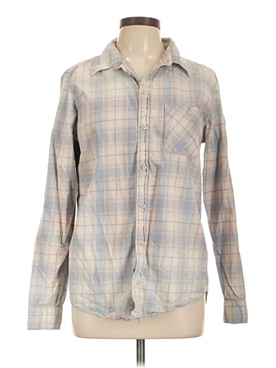 Pre-owned Nsf Long Sleeve Button Down Shirt In Gray