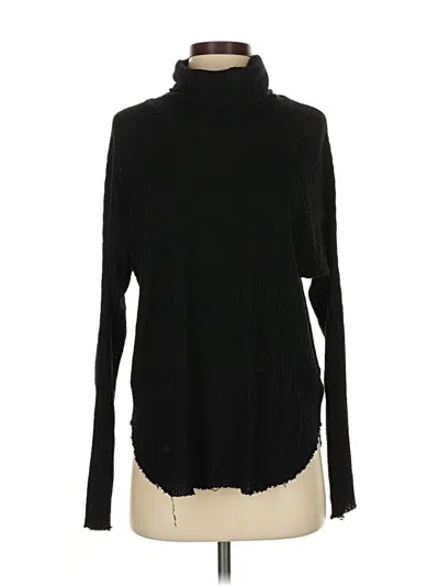 Pre-owned Nsf Long Sleeve Turtleneck In Black