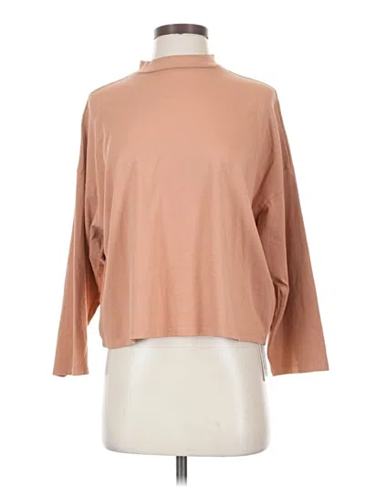 Pre-owned Nsf Long Sleeve Turtleneck In Brown