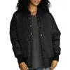 Nsf Luka Bomber Jacket In Black In Black