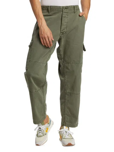 Nsf Men's Straight Leg Cargo Pants In Green Cargo