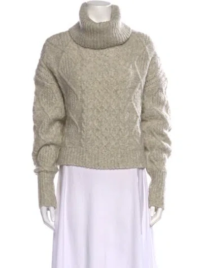 Pre-owned Nsf Merino Wool Turtleneck Sweater In Grey