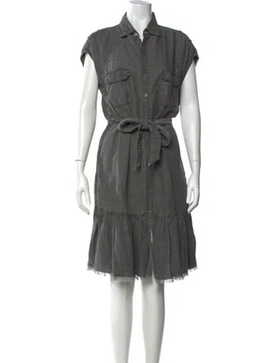 Pre-owned Nsf Midi Length Dress In Gray