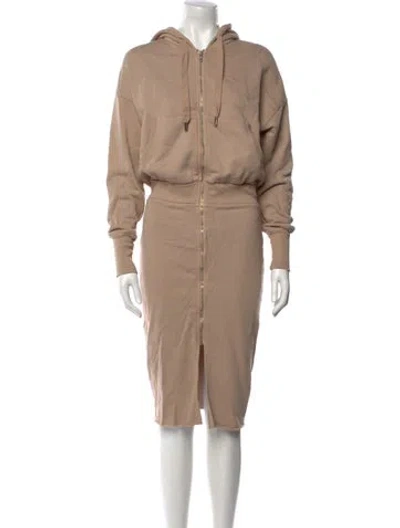 Pre-owned Nsf Midi Length Dress In Neutral