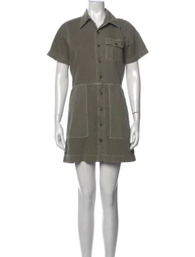 Pre-owned Nsf Mini Dress In Green