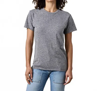 Nsf Moore Relaxed Jersey Tee In Charcoal Heather Grey In Multi