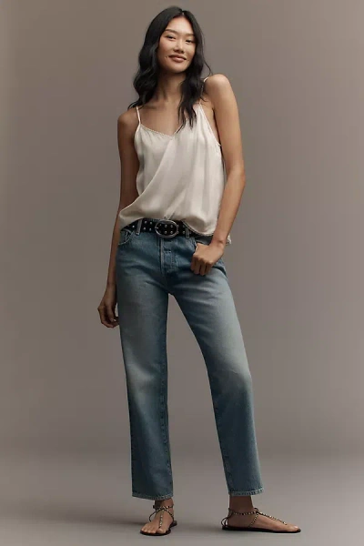 Nsf Owen Mid-rise Relaxed Straight-leg Jeans