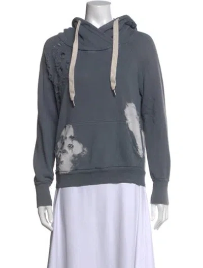 Pre-owned Nsf Patterned Crew Neck Sweater In Black