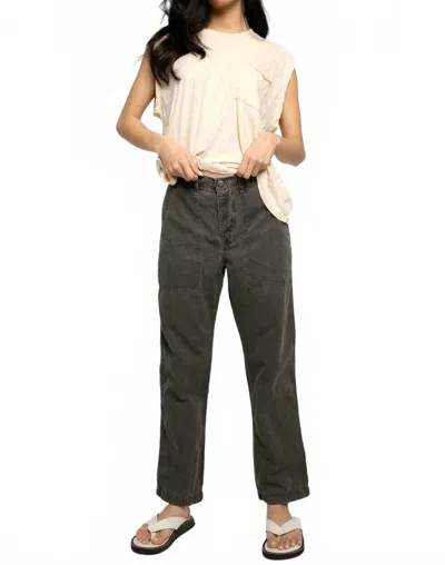 Nsf Phillipe Slouchy Trouser Pant In Pigment Black In Multi