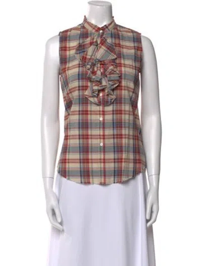 Pre-owned Nsf Plaid Print Mini Dress In Multi