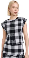 NSF RHONE PLAID MUSCLE SHIRT VETTE