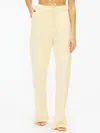 Nsf Rowan Straight Sweatpants In Lemonade In Yellow
