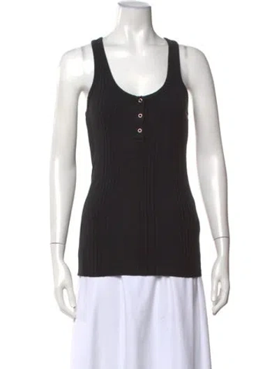Pre-owned Nsf Scoop Neck Sweater In Black