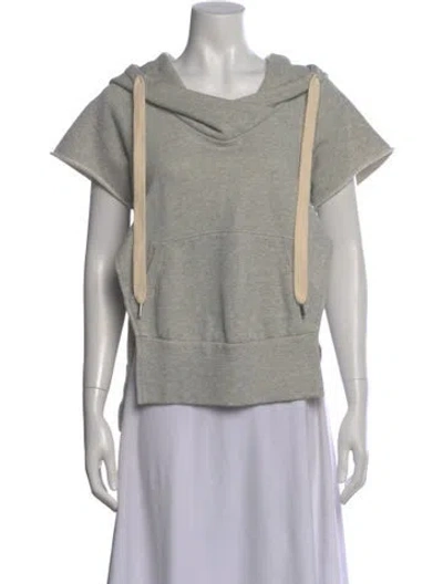 Pre-owned Nsf Scoop Neck Sweater In Gray