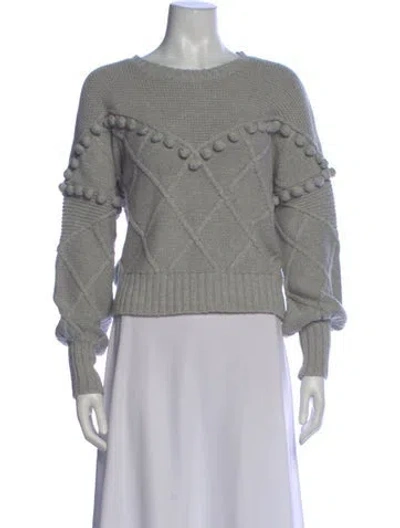 Pre-owned Nsf Scoop Neck Sweater W/ Tags In Gray