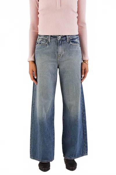 Nsf Selena Wide Leg Jean In Bowie In Blue