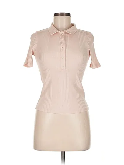 Pre-owned Nsf Short Sleeve Turtleneck In Brown