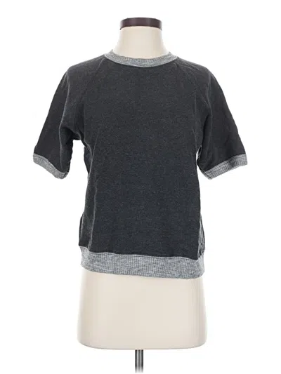 Pre-owned Nsf Short Sleeve Turtleneck In Gray