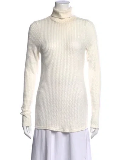 Pre-owned Nsf Turtleneck Sweater In Neutral