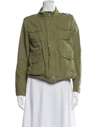 Pre-owned Nsf Utility Jacket In Green