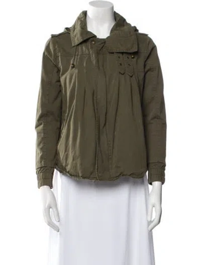 Pre-owned Nsf Utility Jacket In Green