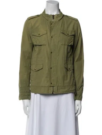 Pre-owned Nsf Utility Jacket In Green