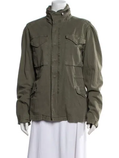 Pre-owned Nsf Utility Jacket In Green