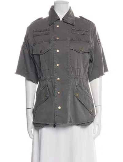 Pre-owned Nsf Utility Jacket In Grey