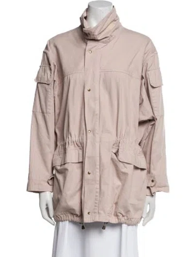 Pre-owned Nsf Utility Jacket In Pink
