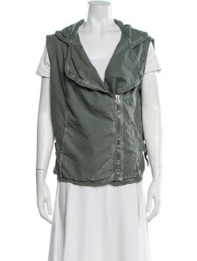 Pre-owned Nsf Vest In Green