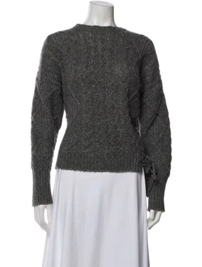 Pre-owned Nsf Wool Crew Neck Sweater In Gray