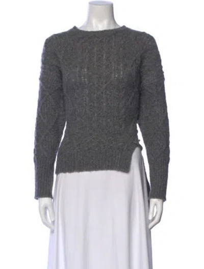Pre-owned Nsf Wool Crew Neck Sweater In Grey
