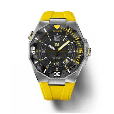 Nsquare Diver Automatic Grey Dial Men's Watch G0475-n27.4 In Yellow