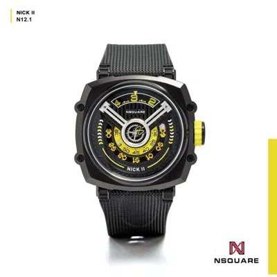 Nsquare Nick Ii Automatic Black Dial Men's Watch G0561-n12.1