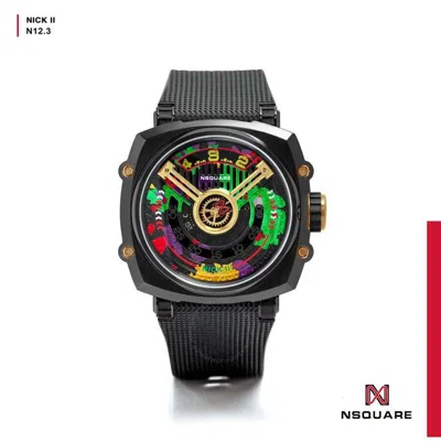 Nsquare Nick Ii Automatic Men's Watch G0561-n12.3 In Black