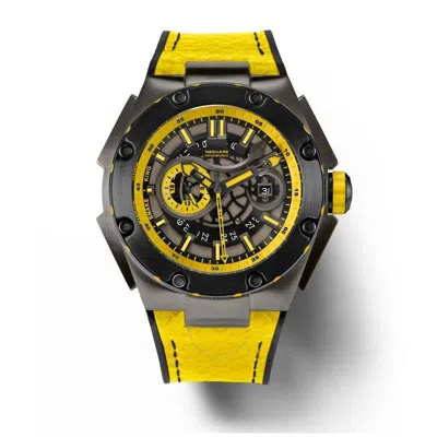 Nsquare Snake King Automatic Black Dial Men's Watch G0471-n10.3y In Yellow
