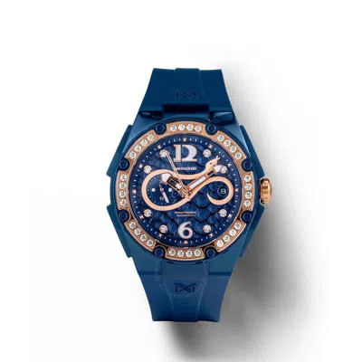 Nsquare Snake Queen Automatic Blue Dial Ladies Watch L0472-n48.12