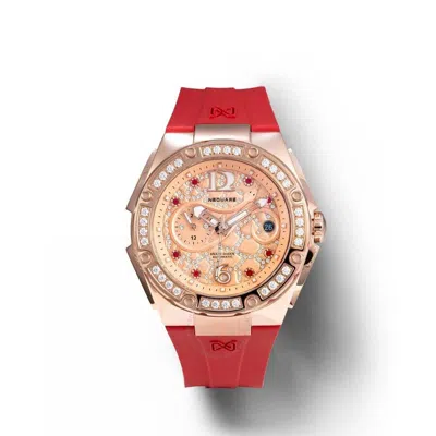 Nsquare Snake Queen Automatic Red Dial Ladies Watch L0472-n48.6